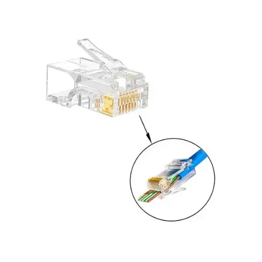 سوکت شبکه Cat6 UTP open end